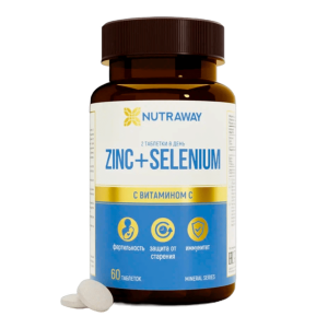 Zinc + Selenium 60 таблеток, 5490 тенге